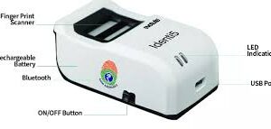 Evolute Identi5 L1 Bluetooth Fingerprint Scanner – Wireless Biometric Device